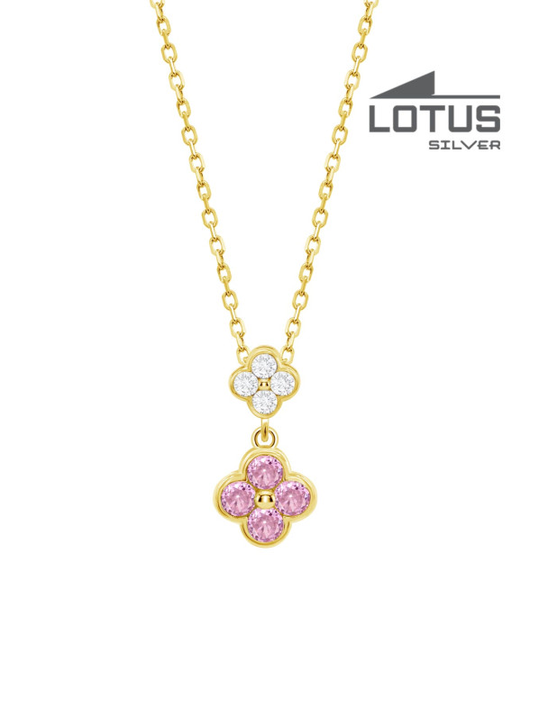 LOTUS SILVER NECKLACE